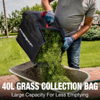 Corded Electric Lawn Mower 14-Inch 12.5AMP with Adjustable Handle Height, 6 Cutting Heights, 10-Gallon Collection Bag 2026 Version