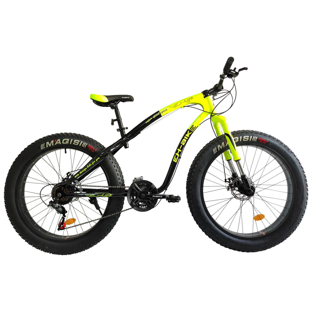 FITOOM 26-inch Fat Tire Off-Road Vehicle, 26-Speed Mountain Snow Bike