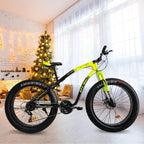 FITOOM 26-inch Fat Tire Off-Road Vehicle, 26-Speed Mountain Snow Bike