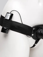 Lovehoney Perfect Partner 10 Function Vibrating Strap-On 6 Inch, Black | Black