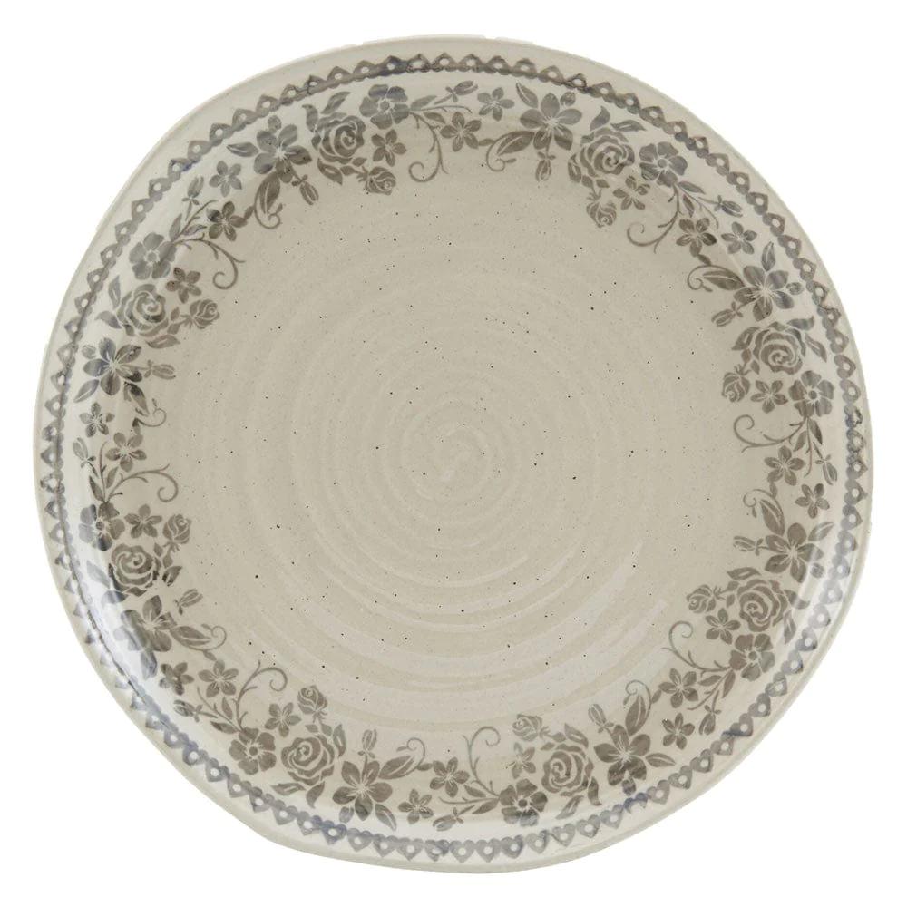 Hayden Grey 12 Piece Dinnerware Set, Service for 4