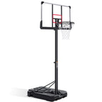 MARNUR Basketball Hoop Portable Basketball Goal System with Adjustable Height with Big Backboard &amp; Wheels and LarBase for Youth &amp; Adults Family Indoor Outdoor
