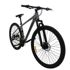 Pro Mountain Bike 29” Wheels 21 Speed Bike 85% Assembled Easy Riding Mountain Bike for Men Women Gray