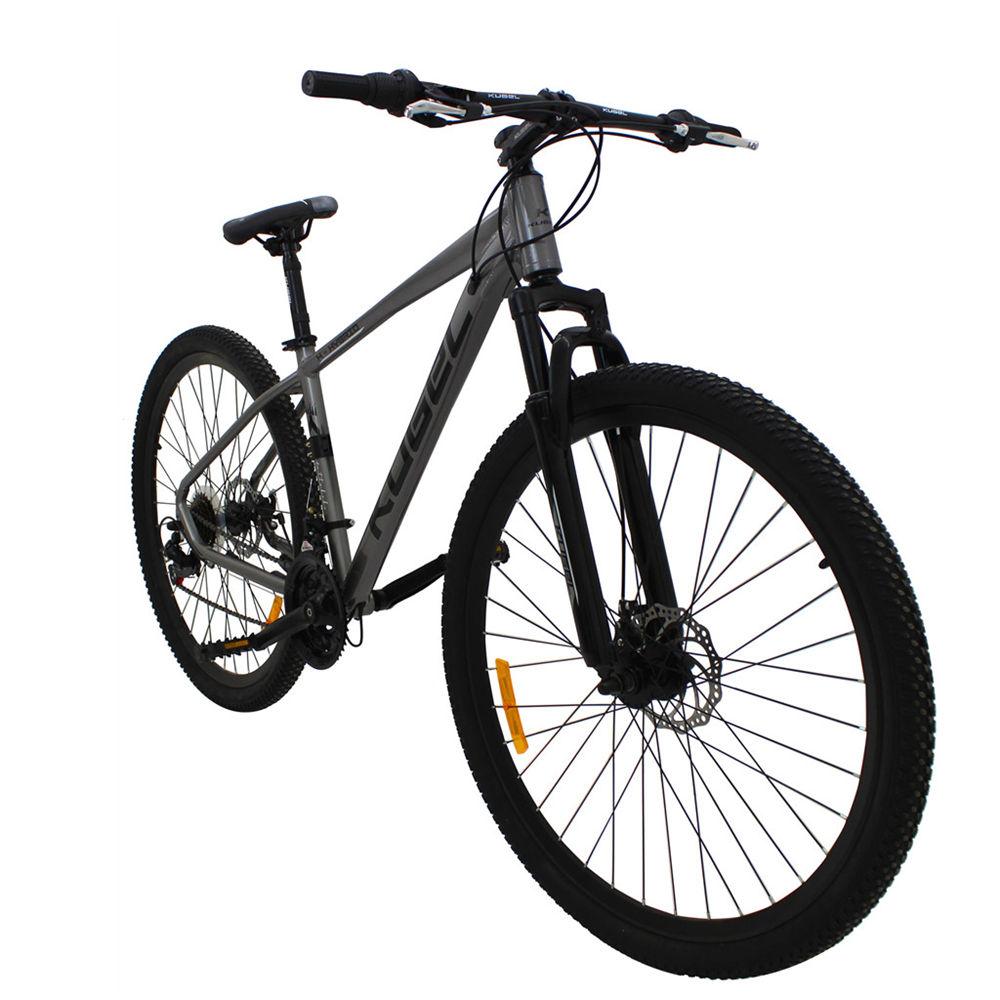 Pro Mountain Bike 29” Wheels 21 Speed Bike 85% Assembled Easy Riding Mountain Bike for Men Women Gray