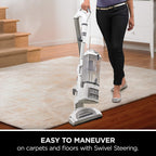 Shark NV356E S2 Navigator Lift-Away Professional Upright Vacuum with Swivel Steering, HEPA Filter, XL Dust Cup, Pet Power Brush, Dusting Brush, and Crevice Tool, Perfect for Pet Hair, White/Silver