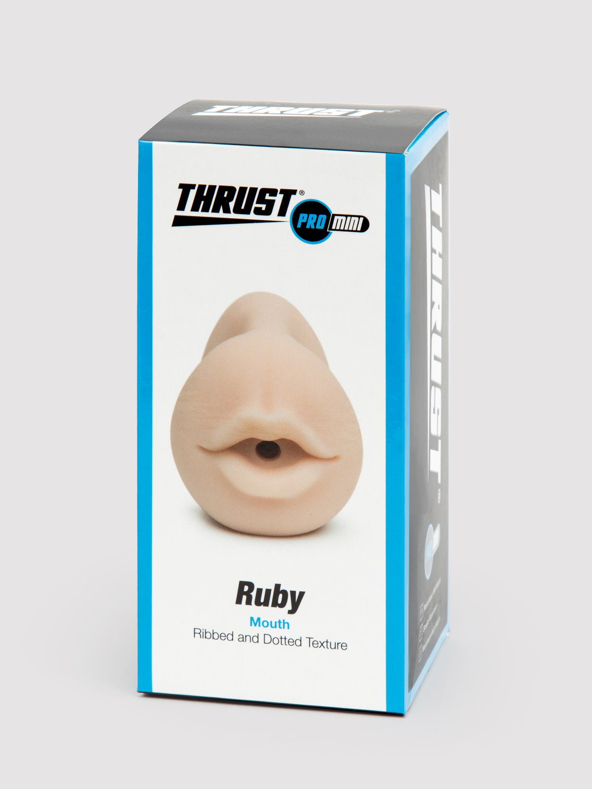 THRUST Pro Mini Ruby Textured Blow Job Mouth 7.6oz, Flesh Pink