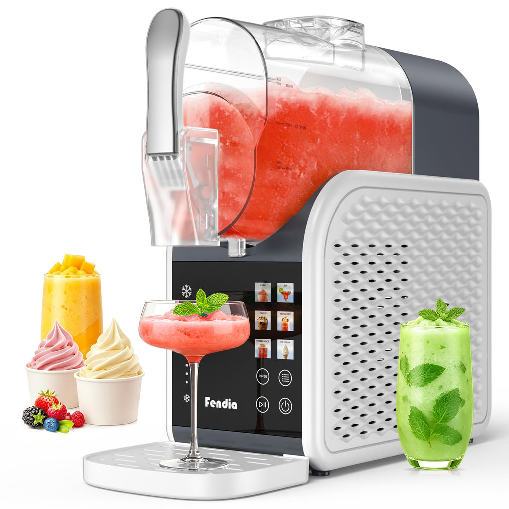 Max 95oz Slushie Machine with 6 Smart Presets, No Ice Needed Frozen Drink Maker for Home,  30-Min Freeze for Slush, Margaritas, Smoothies, Ice Cream & More, LarCapacity Party Slushy Maker