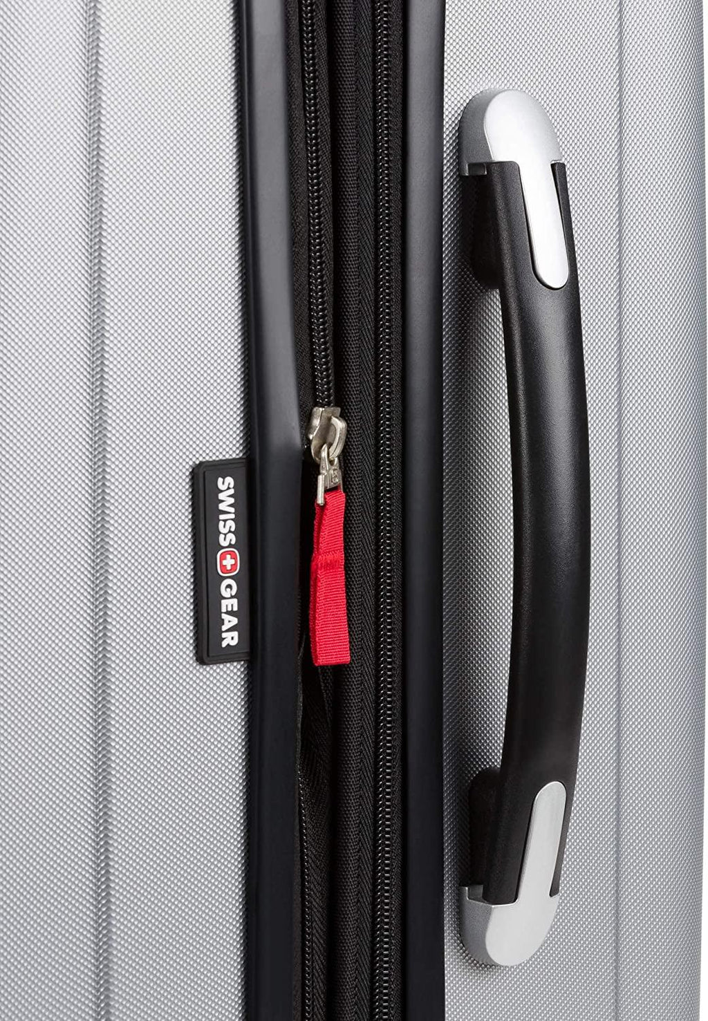 7585 Hardside Expandable Luggage with Spinner Wheels, Silver, Checked-Medium 23-Inch