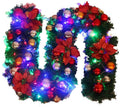 YANXIAOPING Artificial  Rattan, Christmas Flower Ball Decoration, Christmas Hotel Decoration 2.7m/8.86ft (Size : 3pack)
