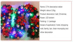YANXIAOPING Artificial  Rattan, Christmas Flower Ball Decoration, Christmas Hotel Decoration 2.7m/8.86ft (Size : 3pack)