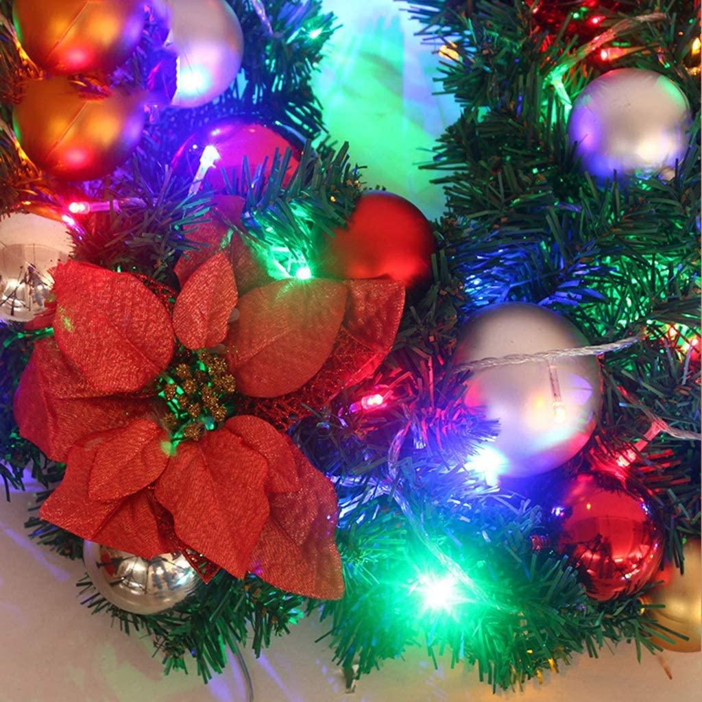 YANXIAOPING Artificial  Rattan, Christmas Flower Ball Decoration, Christmas Hotel Decoration 2.7m/8.86ft (Size : 3pack)