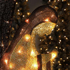 60 in. Nativity Scene Christmas Yard Decorations with LED lights, Gold