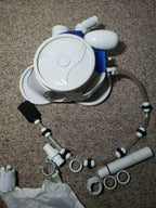 polaris 360 pool sweep pool cleaner head unit with hoses.