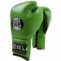 Cleto Reyes Traditional Lace Up Training Boxing Gloves - 14 oz. - Citrus Green