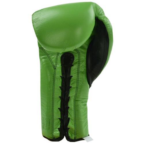 Cleto Reyes Traditional Lace Up Training Boxing Gloves - 14 oz. - Citrus Green