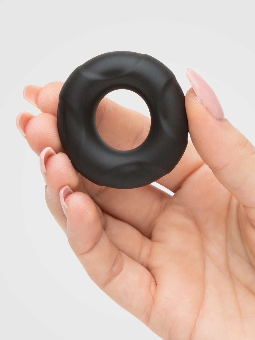 Lovehoney Ultra Thick Silicone Cock Ring Set (3 Count), Black