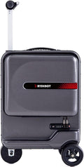 Puledro- Smart Motorized Rideable Carry-on Suitcase/Luggage for Adults/Kids (Black)