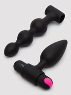 Tracey Cox Rechargeable Remote Control Anal Beginner's Kit (4 Piece), Black