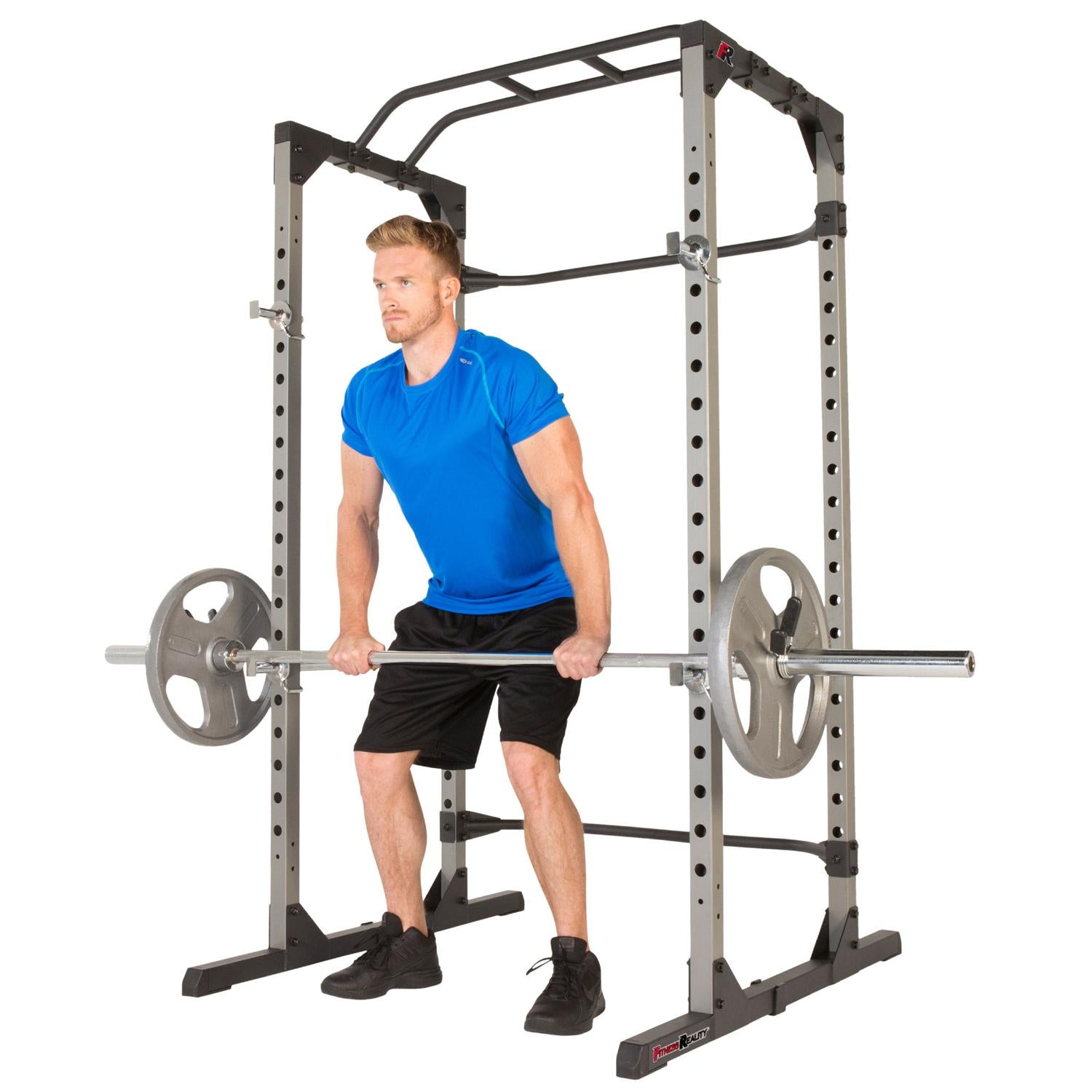 FITNESS REALITY 1000 Ultra 800lb Weight Capacity Power Rack Cage