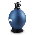 22-inch top mount swimming pool sand filter with 6-way valve