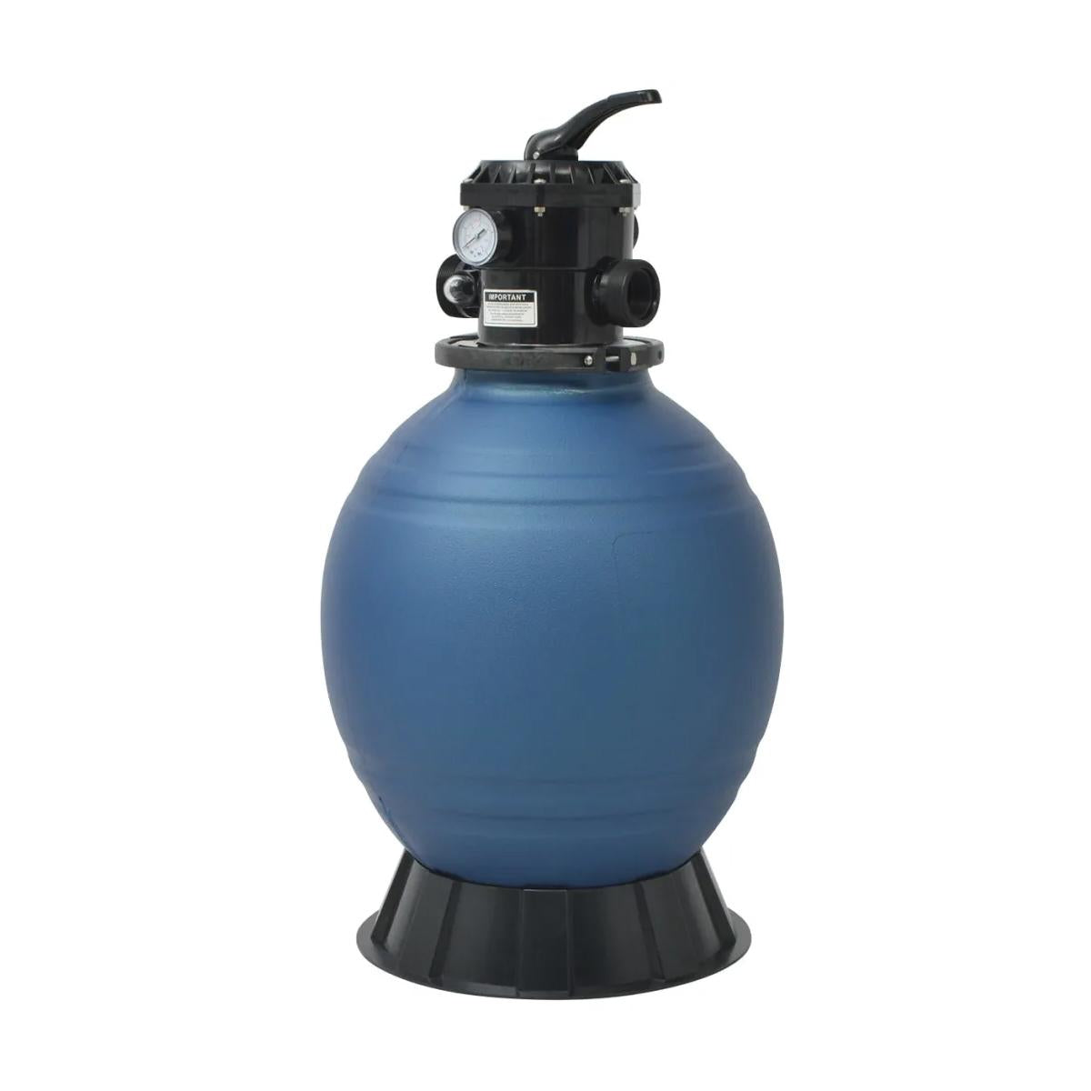 26-inch top mount swimming pool sand filter with 6-way valve