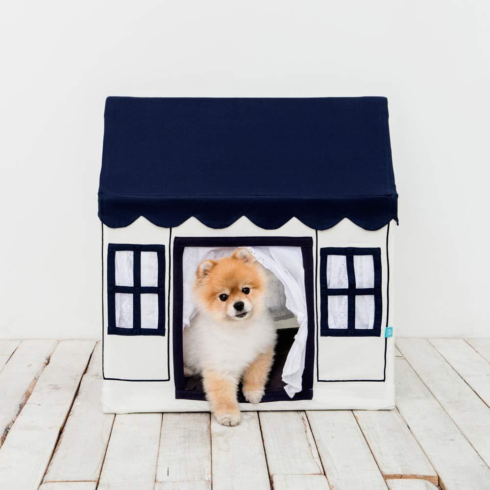 PETITE MAISON Pet House - House for Dog, Cat, Kitty or Puppy, Small to Medium Sized,  Indoor/Outdoor Kennel, Aluminium Super-Light, Portable, 24" x 16" x 25", Petite House