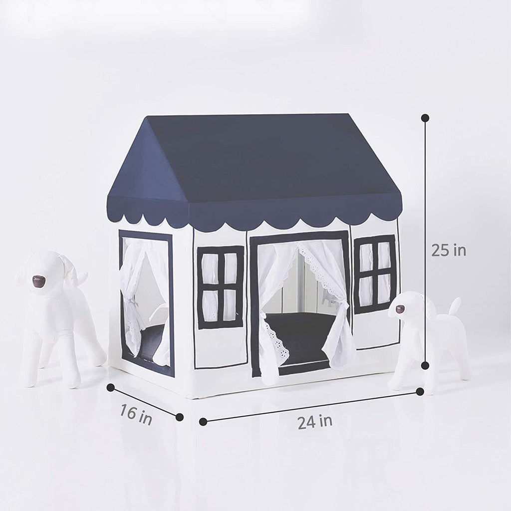 PETITE MAISON Pet House - House for Dog, Cat, Kitty or Puppy, Small to Medium Sized,  Indoor/Outdoor Kennel, Aluminium Super-Light, Portable, 24" x 16" x 25", Petite House