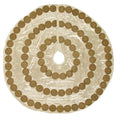 48 in. Creme Memories Glam Christmas Decor Tree Skirt