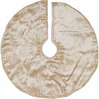 48 in. Creme Memories Glam Christmas Decor Tree Skirt