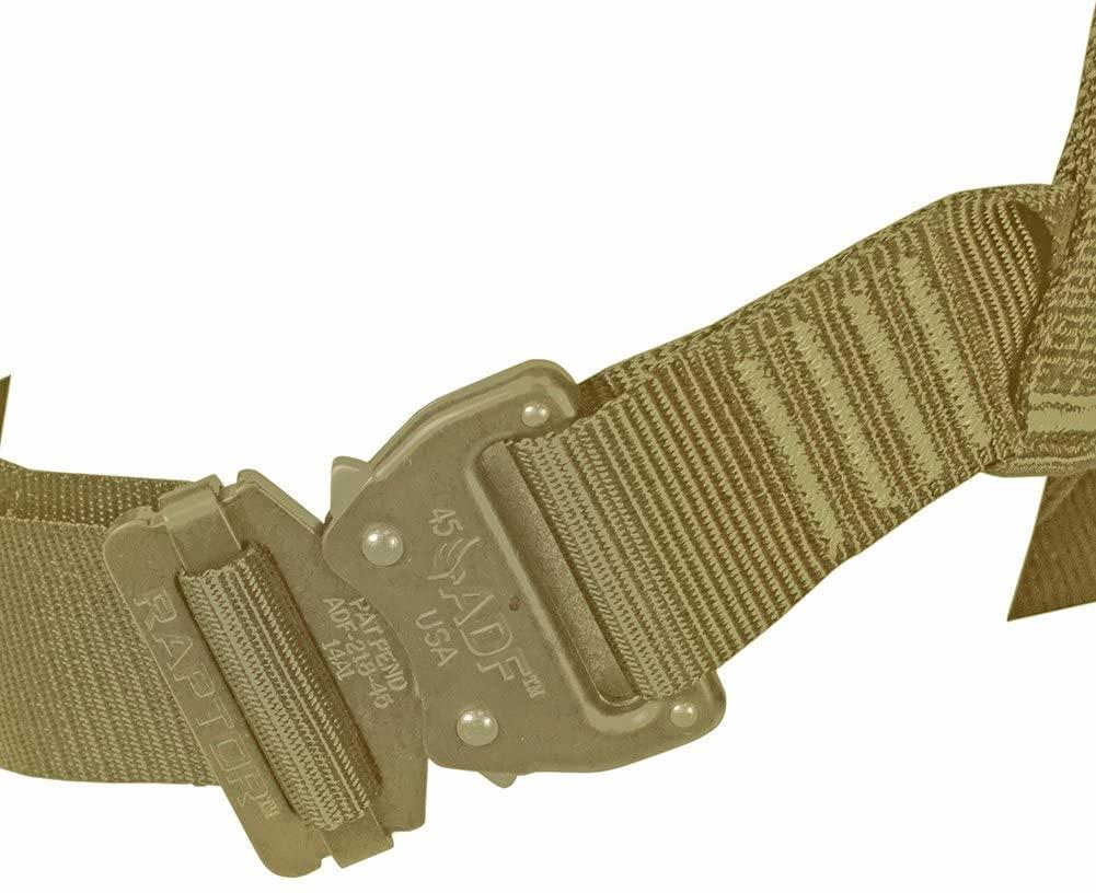 Fusion Climb Miraj Tactical Half Body Triple  Release Buckle Adjustable Harness 23kN M-XL  Brown