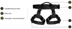 Fusion Climb Miraj Tactical Half Body Triple  Release Buckle Adjustable Harness 23kN M-XL  Brown