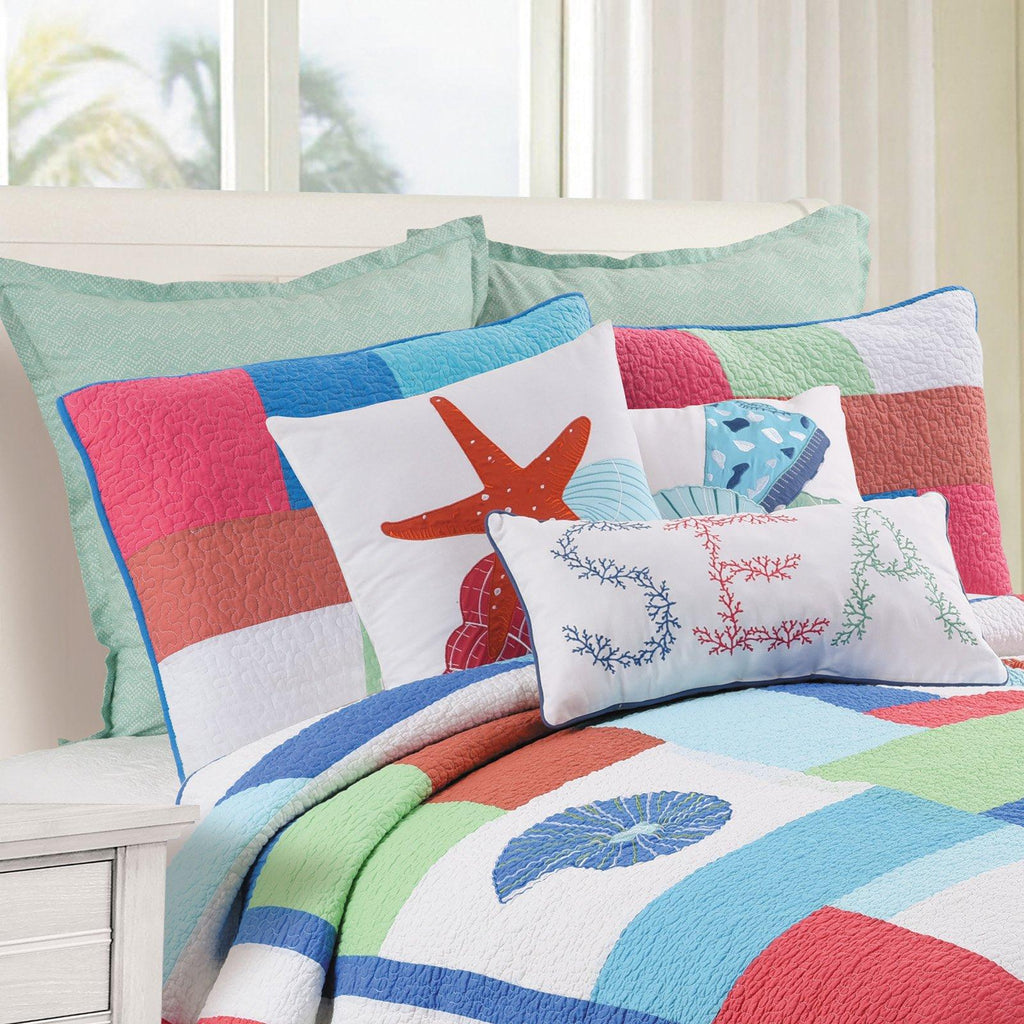 Antigua Bay Quilt Set by C&amp;F Home