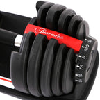 Funcode Adjustable Dumbbell, 5-52.5Lbs Weight Options, Anti-Slip Handle, All-Purpose, Home, Gym, Office(Single Dumbbell 1x52.5Lbs)