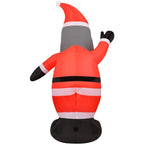 12 ft. x 6 ft. Pre-Lit Tall African American Santa Claus Christmas Inflatable with Storage Bag