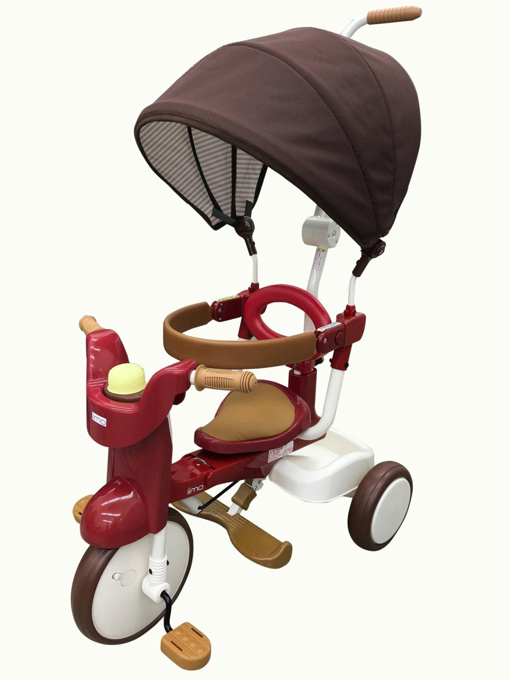 iimo 3-in-1 Foldable Tricycle with Canopy (Eternity Red)
