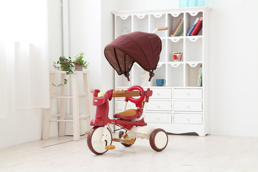 iimo 3-in-1 Foldable Tricycle with Canopy (Eternity Red)
