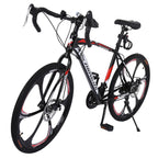 HTNBO 21 Speed Shifting System Road Bike Frame 700C Wheel Adult Road Bicycle