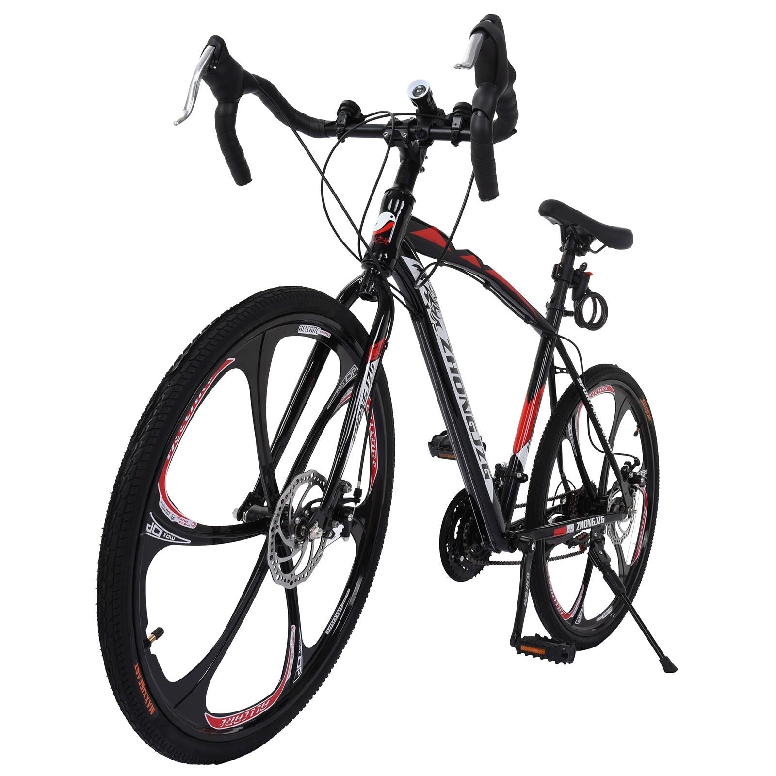 HTNBO 21 Speed Shifting System Road Bike Frame 700C Wheel Adult Road Bicycle