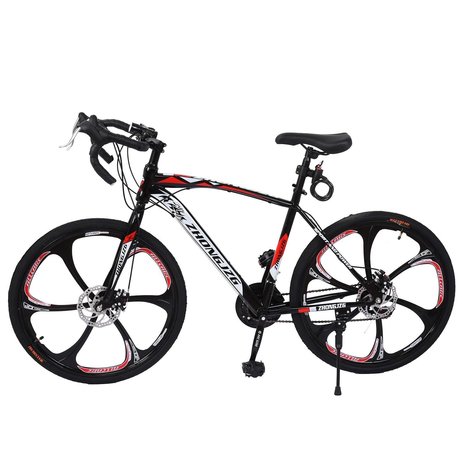 HTNBO 21 Speed Shifting System Road Bike Frame 700C Wheel Adult Road Bicycle