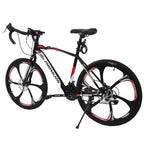HTNBO 21 Speed Shifting System Road Bike Frame 700C Wheel Adult Road Bicycle