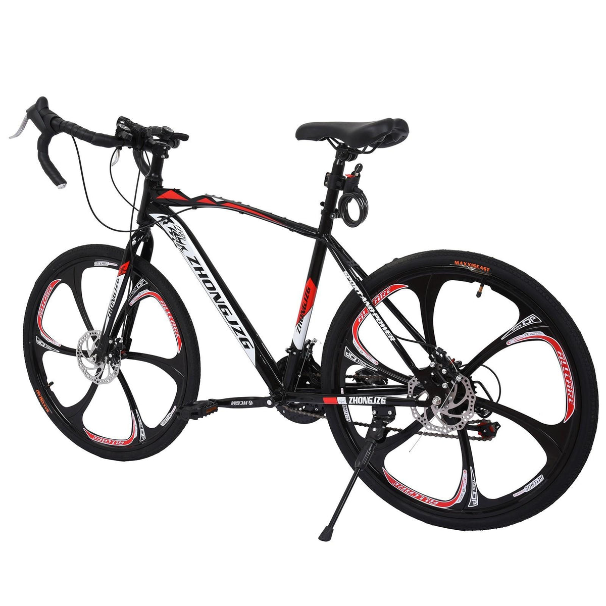 HTNBO 21 Speed Shifting System Road Bike Frame 700C Wheel Adult Road Bicycle