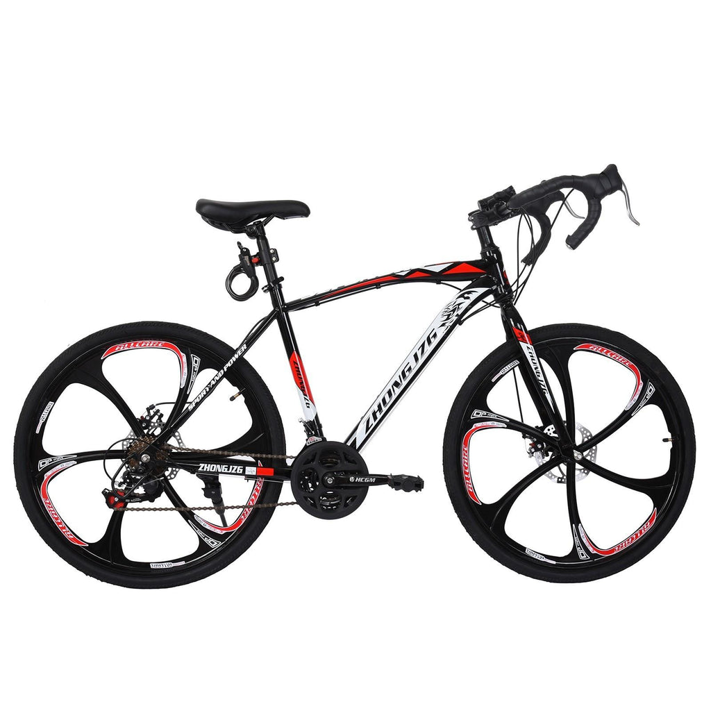Commuters Aluminum Full Suspension Road Bike 21 Speed Disc Brakes, 700c