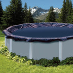 Swimline 24 Ft. Round Above Ground Swimming Pool Leaf Debris Net Cover (2 Pack)