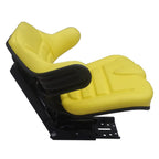 aftermarket john deere yellow universal tractor suspension seat fits john deere 2550, 2630, 2640, 2750