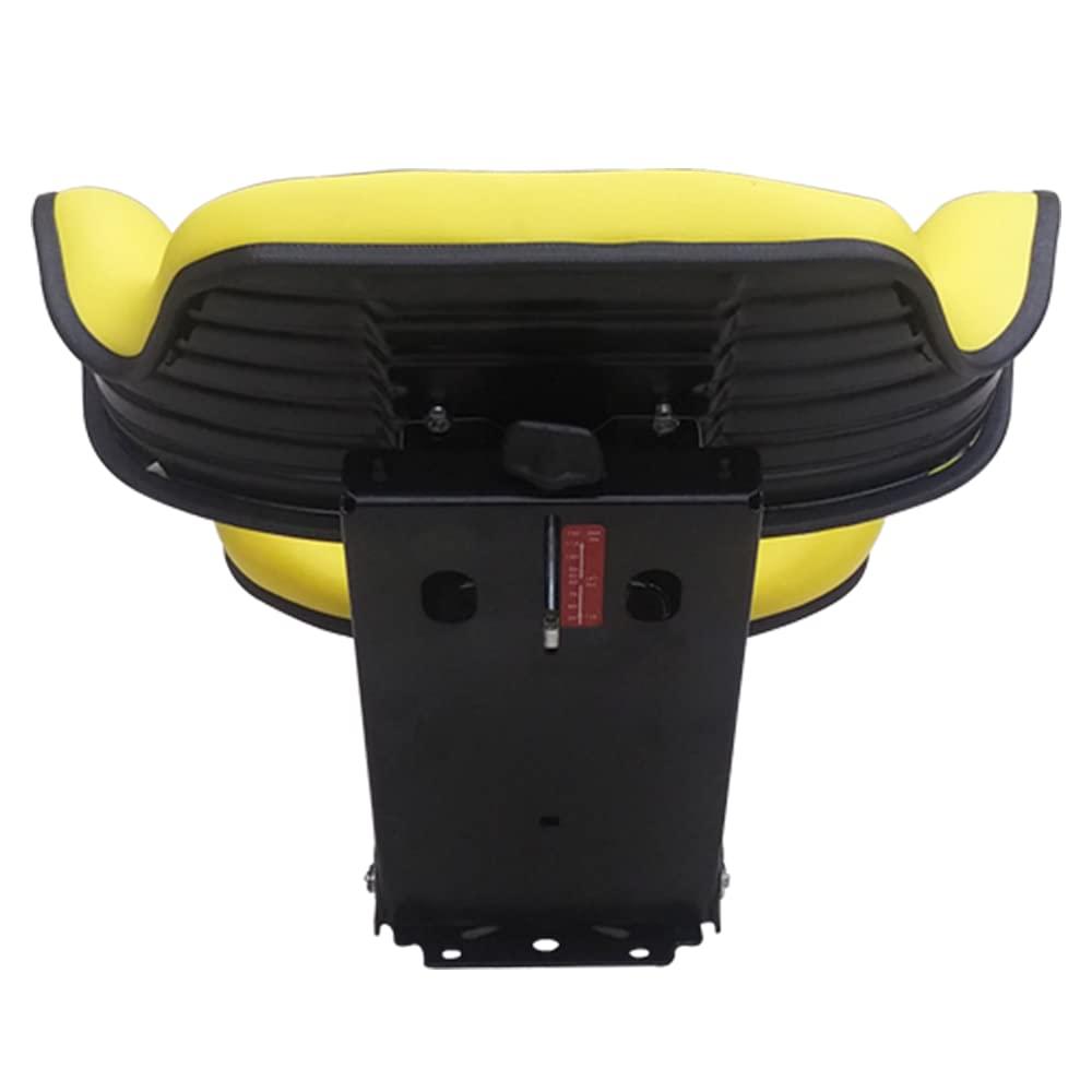 aftermarket john deere yellow universal tractor suspension seat fits john deere 2550, 2630, 2640, 2750
