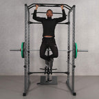 Kicode Power Squat Rack, Heavy Duty Multi-Function Power CaRack, Home Gym Exercise Bench Press Weightlifting Workout Station, Weight Capacity 1000 Pounds