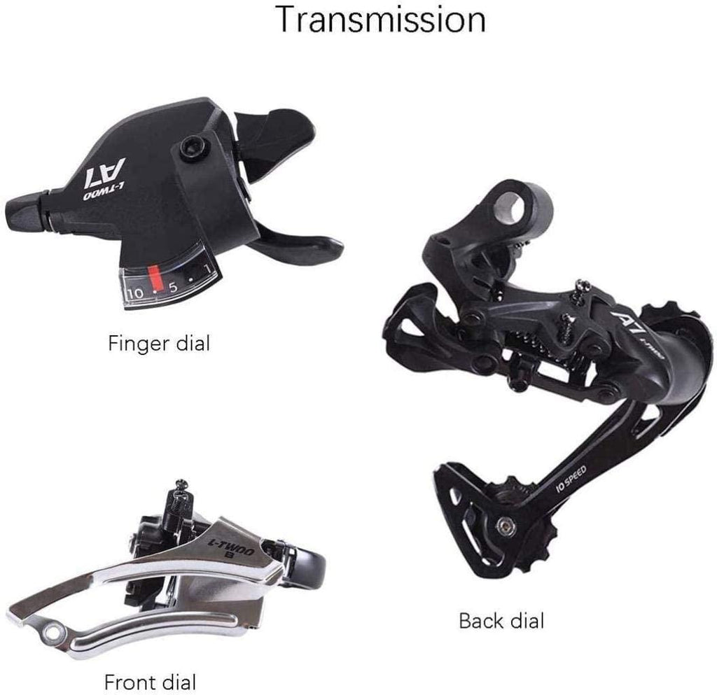 XIAZHOU Bicycle 27.5 inch Bicycle high Carbon Steel Frame Shock Absorption Front Fork Double disc Brake Road Bike car Handle Height 5.6-6.4FT 5-29, 21 Speed