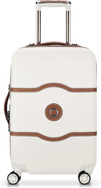 Chatelet Air Hardside Luggage, Spinner Wheels, Champagne White, Carry-on 21 Inch