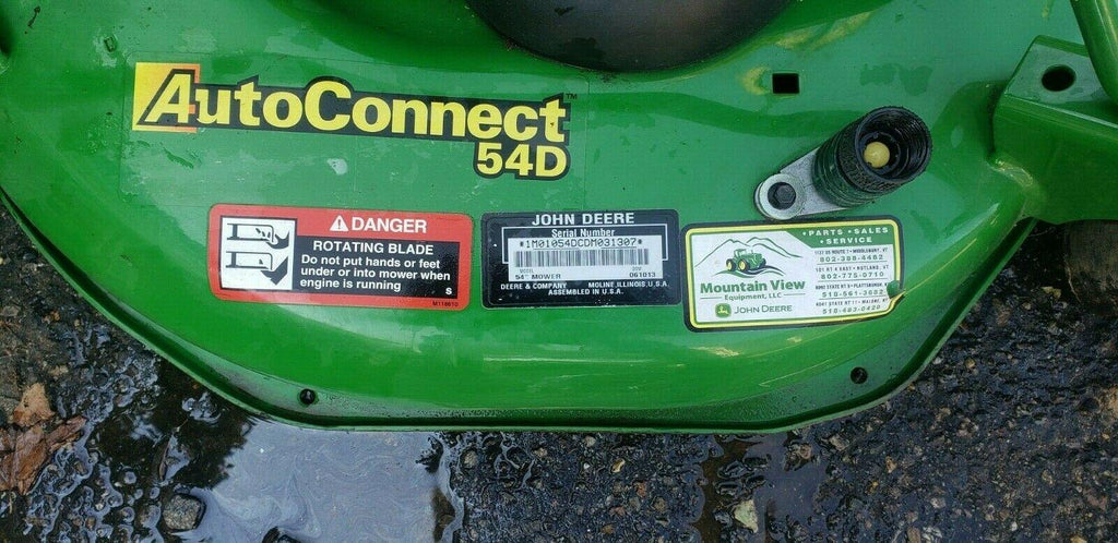54D Auto Connect Newly New Mower Deck 1025R Tractor