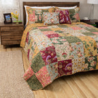 Greenland Home Fashions Greenland Home Antique Chic 5-piece Oversized Reversible Cotton Quilt Set